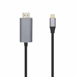 AISENS A109-0392, 0,8 m, HDMI Type A (Standard), USB Type-C, Mâle, Mâle, Droit