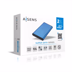AISENS ASE-2525BLU Boîtier de disques de stockage Enceinte ssd Bleu 2.5" - Vue supplémentaire 4