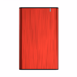 AISENS ASE-2525RED, Enceinte ssd, 2.5", SATA, Série ATA II, Série ATA III, 5 Gbit/s, Connectivité USB, Rouge