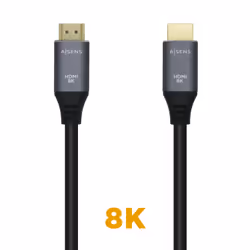 AISENS A150-0426 câble HDMI 1 m HDMI Type A (Standard) Noir, Gris