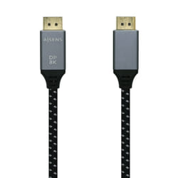 AISENS A149-0437 câble DisplayPort 2 m Noir, Gris