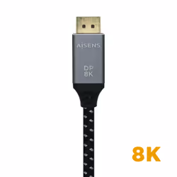 AISENS A149-0437 câble DisplayPort 2 m Noir, Gris - Vue supplémentaire 4
