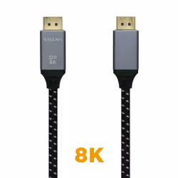 AISENS A149-0438 câble DisplayPort 3 m Noir, Gris