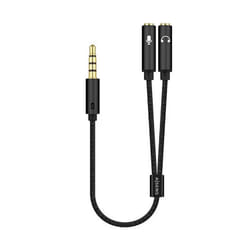 AISENS A128-0416 câble audio 0,25 m 3,5mm 2 x 3.5mm Noir