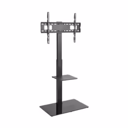 AISENS FT70S-077, 94 cm (37"), 177,8 cm (70"), 200 x 200 mm, 600 x 400 mm, Acier, Verre trempé, Noir