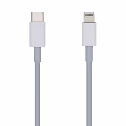 AISENS A102-0441, 0,2 m, Lightning, USB C, Mâle, Mâle, Blanc