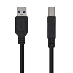 AISENS A105-0444 câble USB 2 m USB 3.2 Gen 1 (3.1 Gen 1) USB A USB B Noir