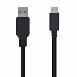 AISENS A107-0450, 1,5 m, USB A, USB C, USB 3.2 Gen 2 (3.1 Gen 2), 10000 Mbit/s, Noir