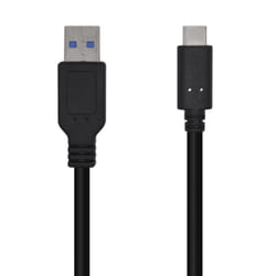 AISENS A107-0450 câble USB 1,5 m USB 3.2 Gen 2 (3.1 Gen 2) USB A USB C Noir