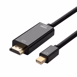 AISENS A125-0458, 3 m, Mini DisplayPort, HDMI, Mâle, Mâle, Droit