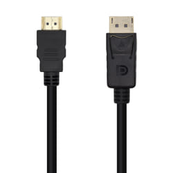 AISENS A125-0461 câble vidéo et adaptateur 5 m DisplayPort HDMI Noir