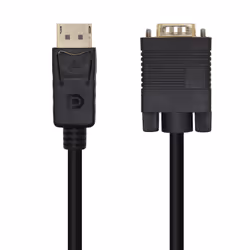 AISENS A125-0462, 3 m, DisplayPort, VGA (D-Sub), Mâle, Mâle, Droit