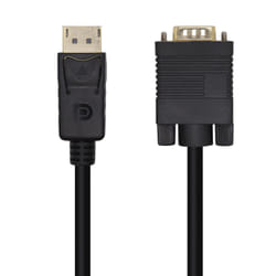 AISENS A125-0462 câble vidéo et adaptateur 3 m DisplayPort VGA (D-Sub) Noir