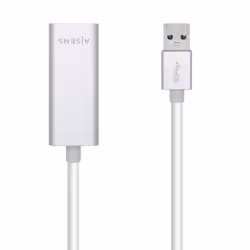 AISENS A106-0504, Avec fil, USB, Ethernet, 1000 Mbit/s