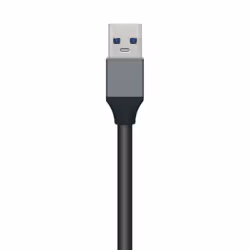 AISENS A106-0507 hub & concentrateur USB 3.2 Gen 1 (3.1 Gen 1) Type-A 5000 Mbit/s Gris