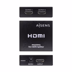 AISENS A123-0506 répartiteur vidéo HDMI 2x HDMI