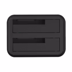 AISENS ASDS-D01B Boîtier de disques de stockage Boîtier disque dur/SSD Noir 2.5/3.5"