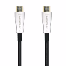 AISENS A148-0378, 20 m, HDMI Type A (Standard), HDMI Type A (Standard), Compatibilité 3D, 18 Gbit/s, Noir