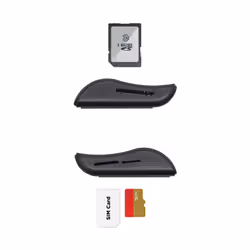 AISENS ASCR-SN02SD-BK lecteur de contrôle d'accès Lecteur de commande d'accès USB Noir