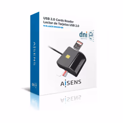 AISENS ASCR-SN02SD-BK lecteur de contrôle d'accès Lecteur de commande d'accès USB Noir - Vue supplémentaire 4