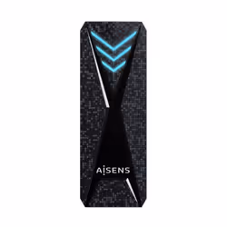 AISENS ASM2-RGB013B, Enceinte ssd, M.2, M.2, 10 Gbit/s, Connectivité USB, Noir