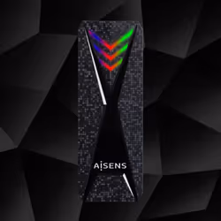 AISENS ASM2-RGB013B Boîtier de disques de stockage Enceinte ssd Noir M.2
