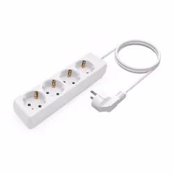 AISENS A154-0533 multiprise 1,4 m 4 sortie(s) CA Intérieure Blanc