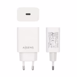 AISENS ASCH-1PD20-W chargeur d'appareils mobiles GPS, MP3, MP4, Téléphone portable, Smartphone, Tablette Blanc Secteur Intérieure