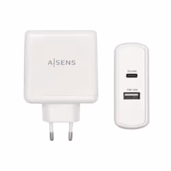AISENS ASCH-2PD45A-W, Intérieure, Secteur, 20 V, Blanc