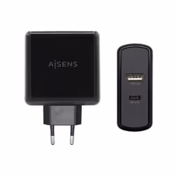 AISENS ASCH-2PD45A-BK, Intérieure, Secteur, 20 V, Noir