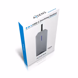 AISENS ASUC-9P001-GR station d'accueil Avec fil Thunderbolt 3 Gris - Vue supplémentaire 7