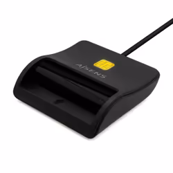 AISENS ASCR-SN03C-BK, Lecteur de commande d'accès USB, L'accès à puce / lecteur de carte