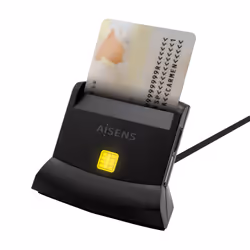 AISENS ASCR-SN04CSD-BK lecteur de contrôle d'accès Lecteur de commande d'accès USB Noir