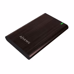 AISENS ASE-2525BWN Boîtier de disques de stockage Boîtier HDD Marron 2.5"
