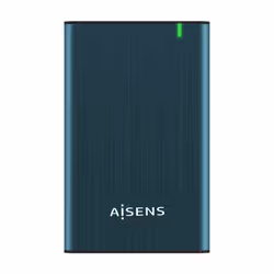 AISENS ASE-2525PB, Boîtier HDD, 2.5", SATA, Série ATA II, Série ATA III, 5 Gbit/s, Connectivité USB, Marine