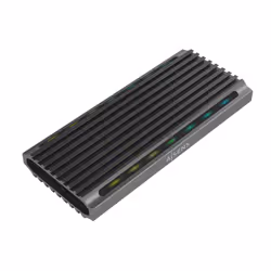 AISENS ASM2-RGB011GR, Enceinte ssd, M.2, SATA, 10 Gbit/s, Connectivité USB, Gris