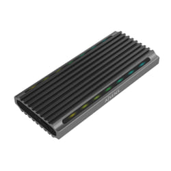 AISENS ASM2-RGB011GR Boîtier de disques de stockage Enceinte ssd Gris M.2