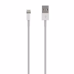 AISENS A102-0542, 0,5 m, Lightning, USB A, Mâle, Mâle, Blanc