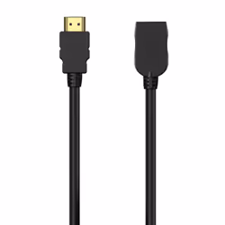 AISENS A120-0545, 2 m, HDMI Type A (Standard), HDMI Type A (Standard), Compatibilité 3D, 18 Gbit/s, Noir