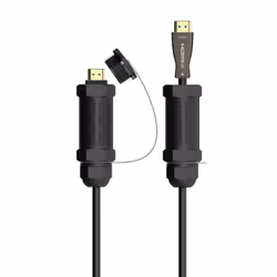 AISENS A153-0613, 50 m, HDMI Type A (Standard), HDMI Type A (Standard), Compatibilité 3D, 48 Gbit/s, Noir