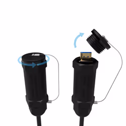 AISENS A153-0614 câble HDMI 100 m HDMI Type A (Standard) Noir