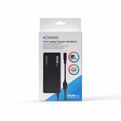 AISENS ASLC-90WAUTO-BK adaptateur de puissance & onduleur Intérieure 90 W Noir - Vue supplémentaire 6
