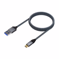 AISENS A107-0633 câble USB 2 m USB 3.2 Gen 2 (3.1 Gen 2) USB C USB A Gris