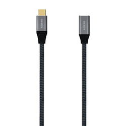 AISENS A107-0635 câble USB 1 m USB4 Gen 2x2 USB C Gris