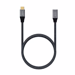 AISENS A107-0635 câble USB 1 m USB4 Gen 2x2 USB C Gris