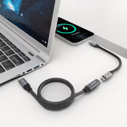 AISENS A107-0636 câble USB 2 m USB 3.2 Gen 2x2 USB C Gris - Vue supplémentaire 4