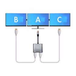 AISENS A109-0625 adaptateur graphique USB 3860 x 2160 pixels Gris - Vue supplémentaire 4