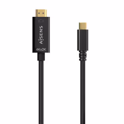 AISENS A109-0624, 1,8 m, USB Type-C, HDMI Type A (Standard), Mâle, Mâle, Droit