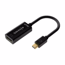 AISENS A125-0643, 0,15 m, Mini DisplayPort, HDMI Type A (Standard), Mâle, Femelle, Droit