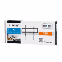 AISENS WT90F-119 support pour téléviseur 2,29 m (90") Noir - Vue supplémentaire 4